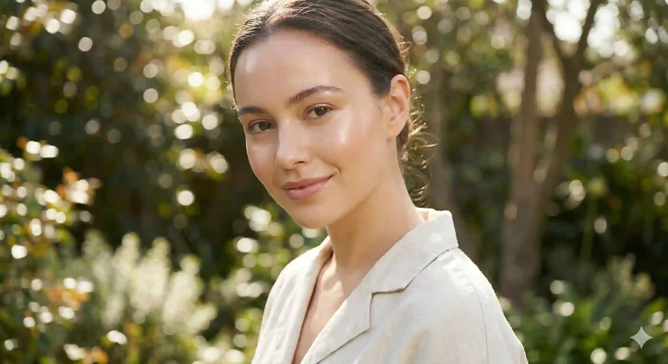 مدل میکاپ براق و شیشه ای مناسب پوست خشک و دهیدراته.