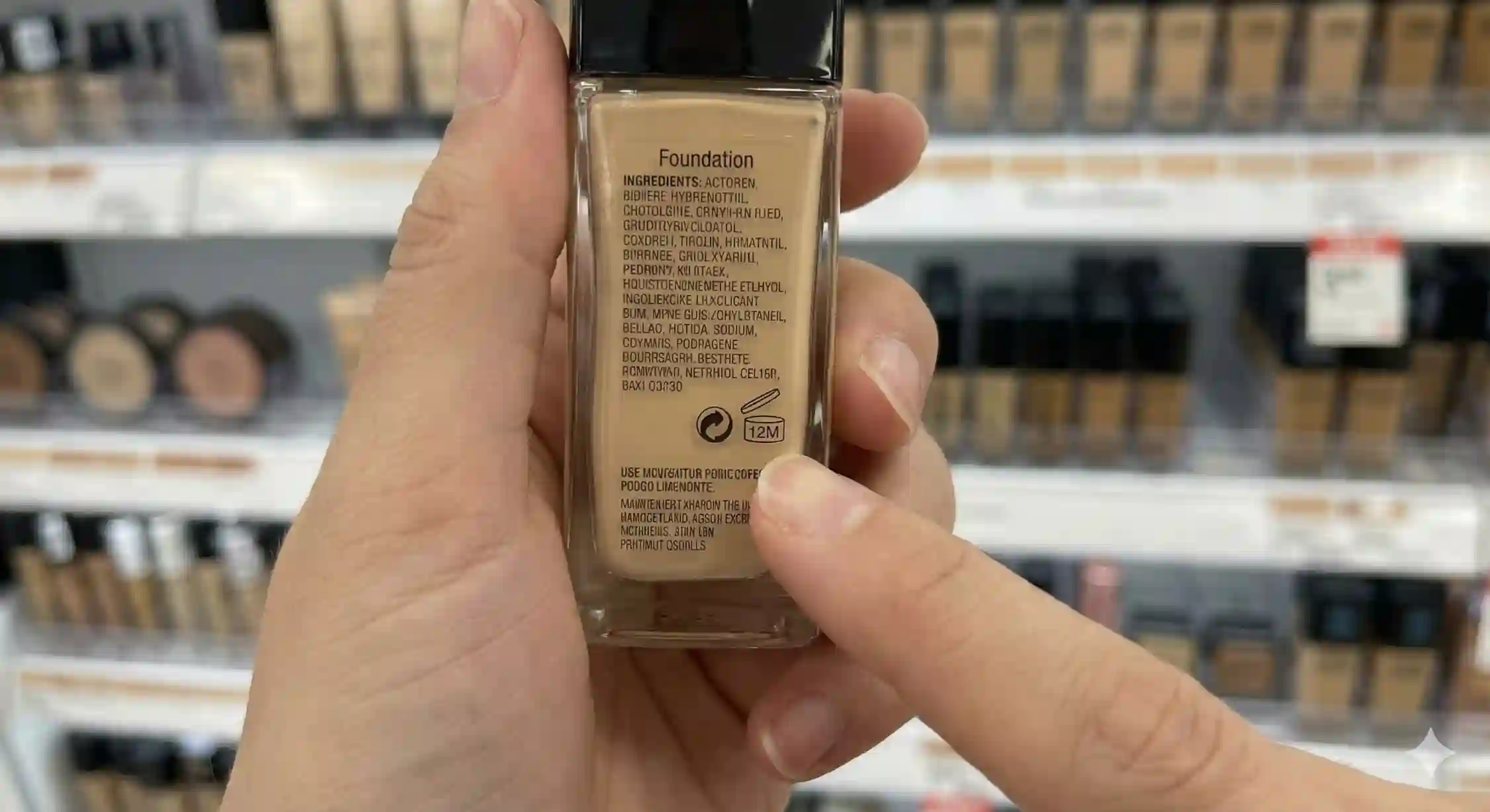 بررسی تاریخ انقضا و اصل بودن لوازم آرایشی هنگام خرید.